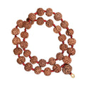 5 Mukhi Nepali Rudraksha Kantha Mala in Silk Thread