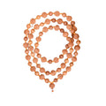 5 Mukhi Rudraksha Mala with original Sandalwood Beads