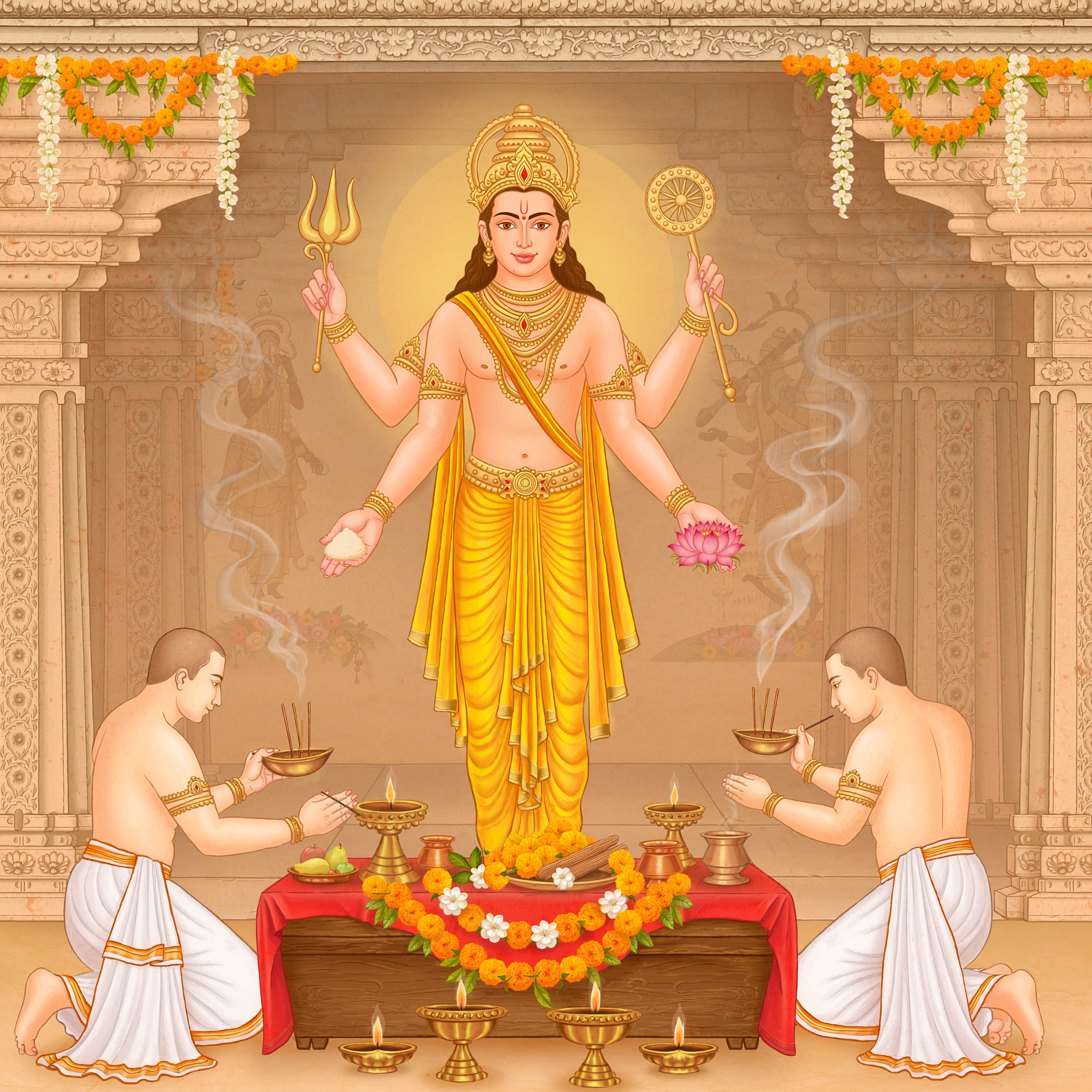 Vishnu Sahasranama Puja for Spiritual Upliftment