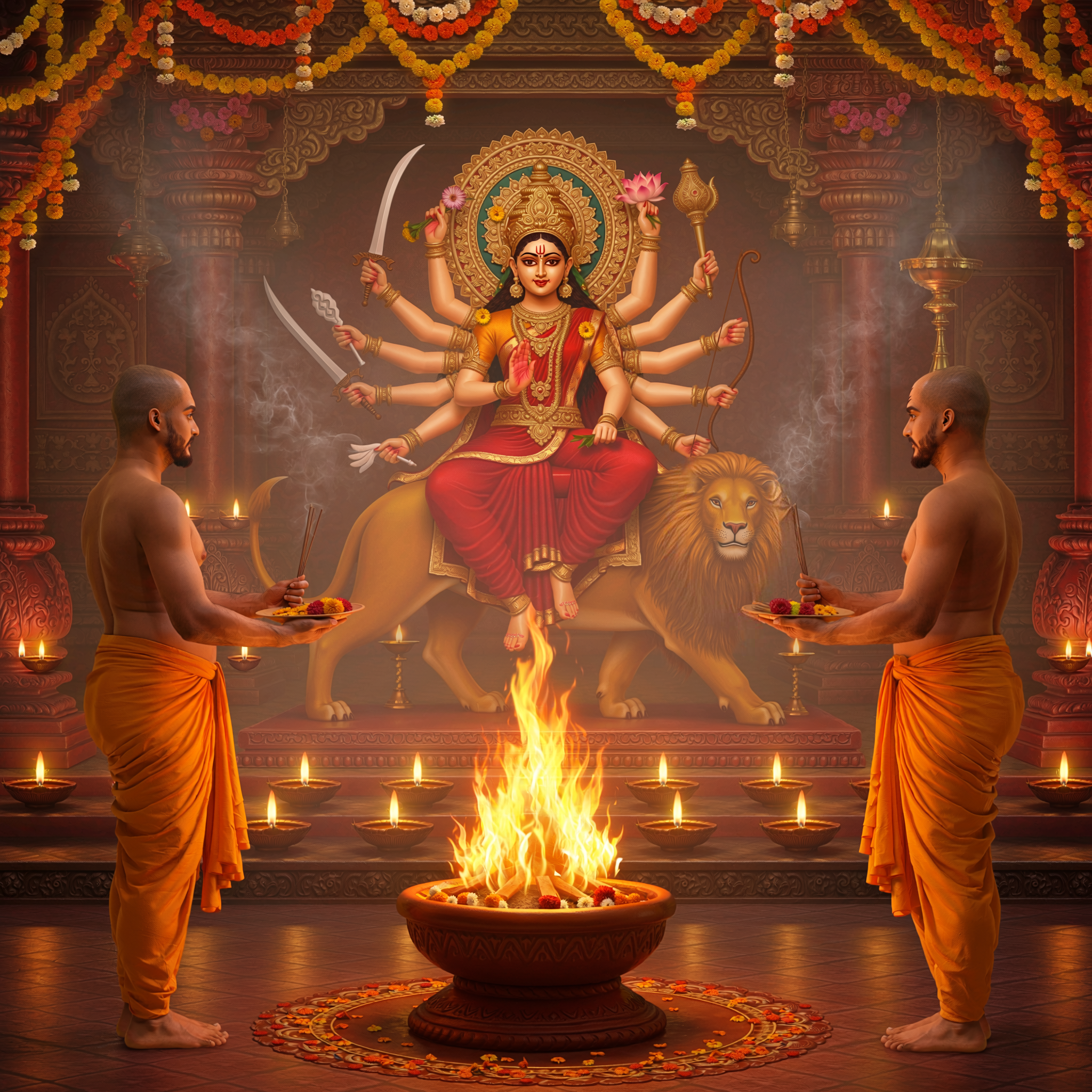 Durga Puja for Power and Courage