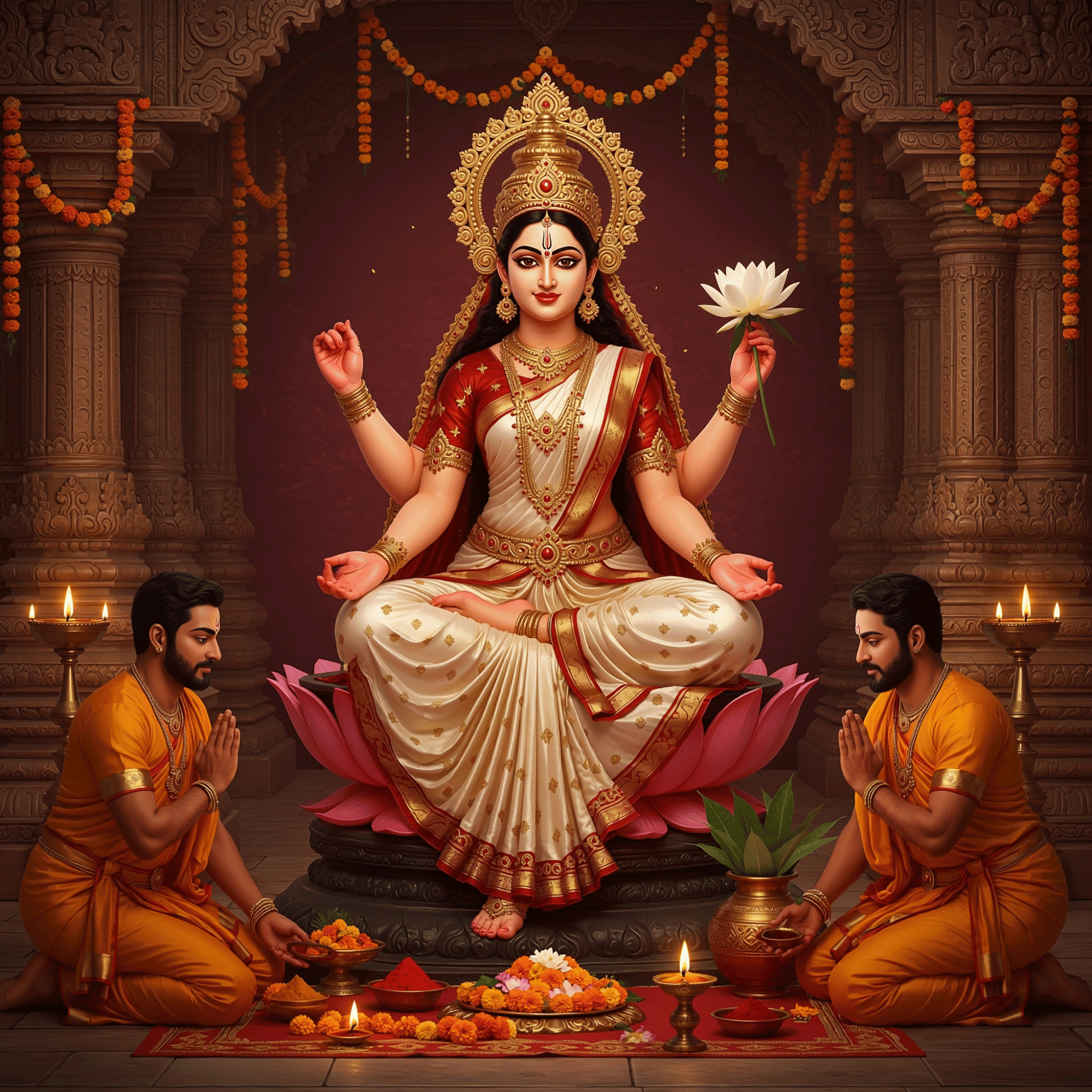 Gauri Puja for Happy Married Life