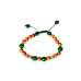 White Sandalwood and Green Onyx Mala and Bracelet - set