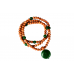 White Sandalwood and Green Onyx Mala and Bracelet - set