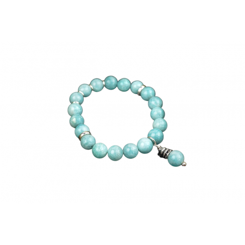 Amazonite Bracelet with Trinklet