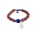 4 Mukhi Rudraksha and Lapis Lazuli Bracelet