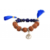 4 Mukhi Rudraksha and Lapis Lazuli Bracelet - i