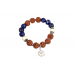 4 Mukhi Rudraksha And Lapis Lazuli Bracelet - ii