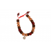 6 Mukhi Rudraksha and Red Carnelian Bracelet