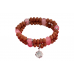 7 Mukhi Rudraksha and Rose Quartz Bracelet - iii