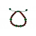 Red Sandalwood and Green Onyx Mala and Bracelet Set