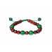 Red Sandalwood and Green Onyx Mala and Bracelet Set