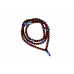 Red sandalwood and Lapis Lazuli Mala and Bracelet Set