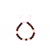 Red Sandalwood and Rose Quartz Bracelet