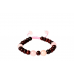 Red Sandalwood and Rose Quartz Bracelet