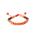 Red Jade and Sandalwood Bracelet