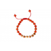 Red Carnelian and White Sandalwood Bracelet
