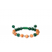 Green Onyx and Sandalwood Bracelet