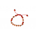 6 Mukhi Rudraksha and Red Jasper Bracelet