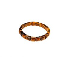 Tiger Eye Square Shape Beads Bracelet