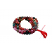 Multi Agate Faceted Mala - 8mm