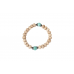 Amazonite and Tulsi Beads Bracelet