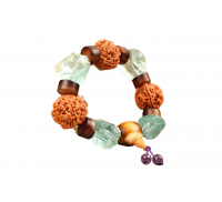 5 Mukhi and Aquamarine Gemstone Bracelet