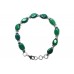 Green Onyx Oval Bracelet - 8mm - Design - i