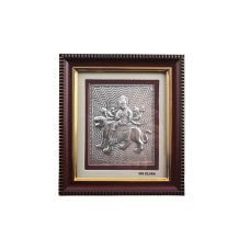 Silver Godes Durga In Frame