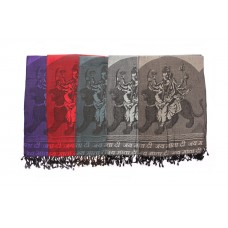 Durga Shawl in Soft Jacquard Fabric