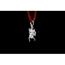 Hanuman locket in pure silver - Design IV
