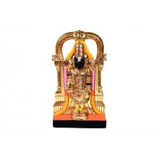 Lord Venkateshwara In White Marble Idol