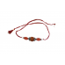 5 Mukhi Rakhi Carnelian Beads with German silver accessories