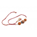 4 Mukhi Rakhi Sandalwood Beads with German Silver Accessories - i