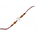 Om Rakhi with Sandalwood Beads