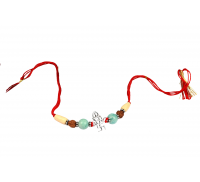 Om Rakhi with Swastik and Trishul Design