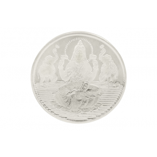 Puja Silver Coin Gajalaxmi 5 - gms