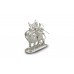 Shree Durga Idol in pure silver