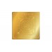 Shree Mahamrityunjaya Yantra - 3 Inches In Gold Polish