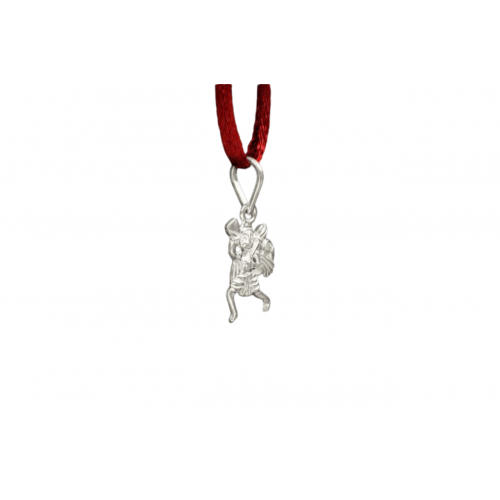 Hanuman locket in pure silver - Design IV