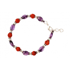 Rudraksha Amethyst Bracelet - II