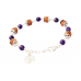 Rudraksha Amethyst Bracelet - III