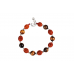 Rudraksha Tiger Eye Round beads Bracelet