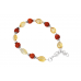 Rudraksha Yellow Topaz Bracelet -Design I