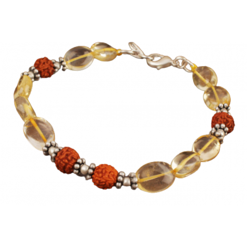 Yellow Topaz Oval Bracelet