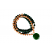 Green Onyx and Sandalwood Mala and Bracelet Set