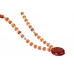 6 Mukhi Rudraksha and Red Jasper Mala and Bracelet Set