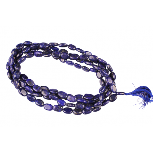 Lapis Lazuli Oval Mala - 7 - mm