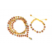 8 Mukhi Rudraksha and Cats Eye Mala and Bracelet Set