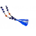 4 Mukhi Rudraksha and Lapis Lazuli Beads Mala
