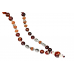 8 Mukhi Rudraksha and Tiger Eye Beads Mala